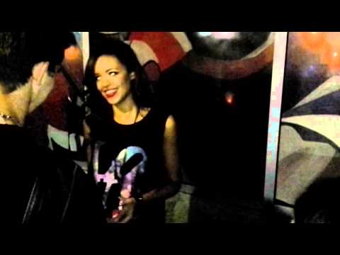 Aubrey Cleland, after American Idols Live show, Prudential Center, NJ