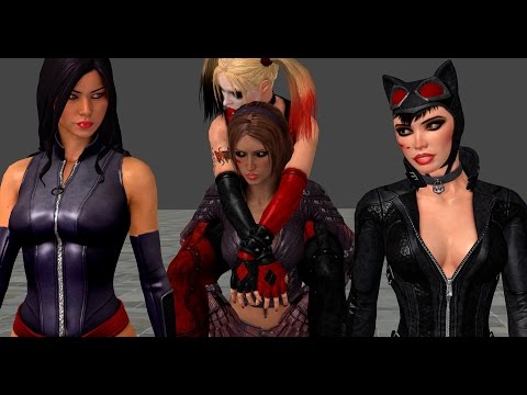 Catwoman, Harley Quinn, Psylocke, Talia vs Thugs