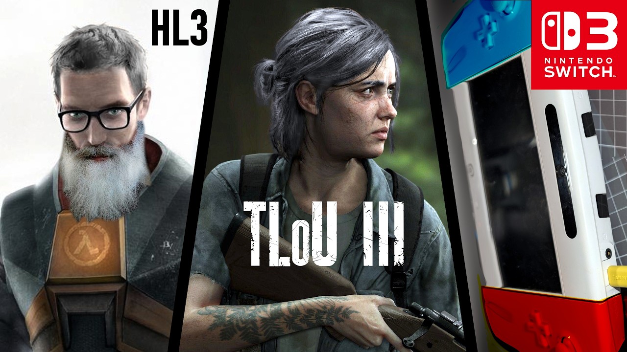 LEAKED!  Half-Life 3 Last of Us 3 Nintendo Switch 3 Red Dead Redemption 3 GTA 7  OoT Remake-Remake