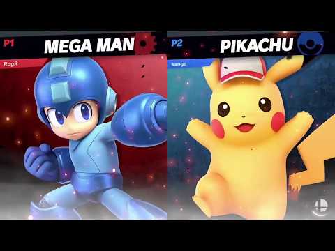 RogR (Megaman, Simon) vs Sanga (Pikachu) - Winners Round 1 - Harvest Smash 20