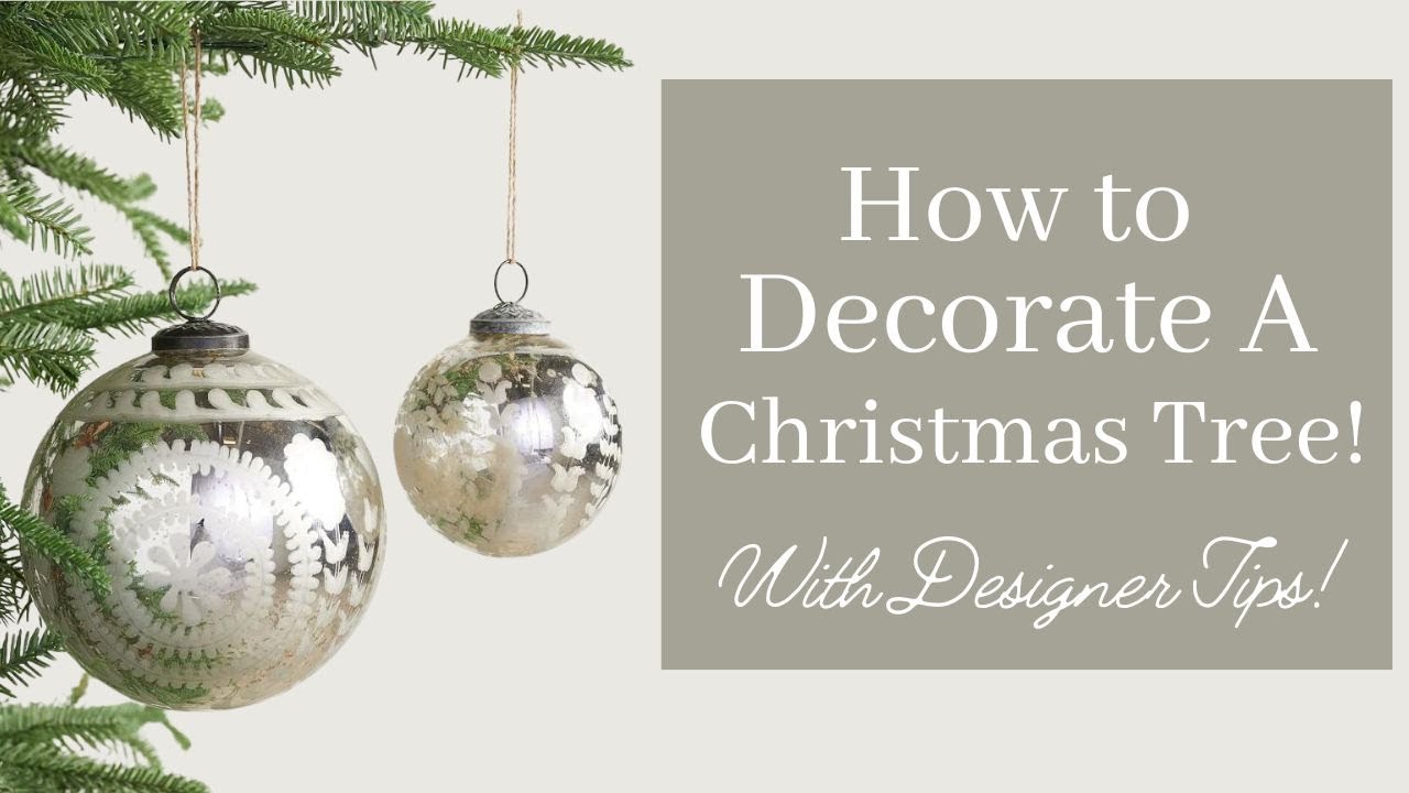 How to Decorate a Christmas tree with Gorgeous Ribbon!