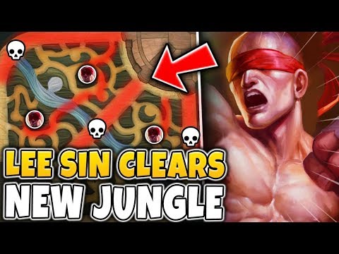 *NEW JUNGLE* LEE SIN CLEAR PATHS AFTER SCUTTLE CHANGES PATCH 9.9 - League of Legends