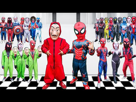 SUPERHERO's ALL STORY 2|| KID SPIDER MAN Transformation BAD GUYS, Revenge JOKER (Special Action)