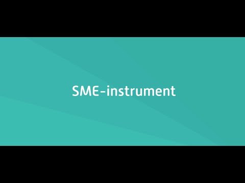 SME instrument (onderdeel van Horizon 2020)