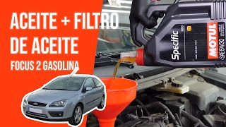 Youtube thumbnail of video "Cambio de aceite y de filtro de aceite FOCUS 2 1.6 TI 🛢"