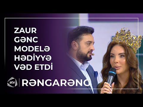 Zaur Nəbioğlu gənc modelə HƏDİYYƏ VƏD ETDİ 