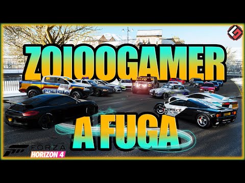 ZOIOOGAMER deu FUGA na POLICIA - FORZA HORIZO 4