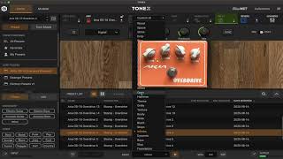 Aria OD 10 Overdrive (Diecast Series) for Tonex #tonex   #ariapedals   #stompboxes