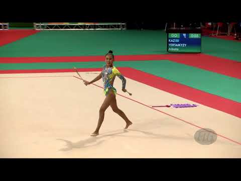 YERTAIKYZY Aibota (KAZ) - 2022 Rhythmic Worlds, Sofia (BUL) - Qualifications Clubs