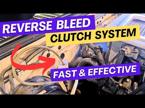 How to reverse bleed a hydraulic clutch