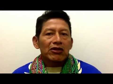 SON OF EL TAITA QUERUBIN QUETA ALVARADO SPEAKS IN SPANISH AT NATIVE SPIRIT FESTIVAL LONDON