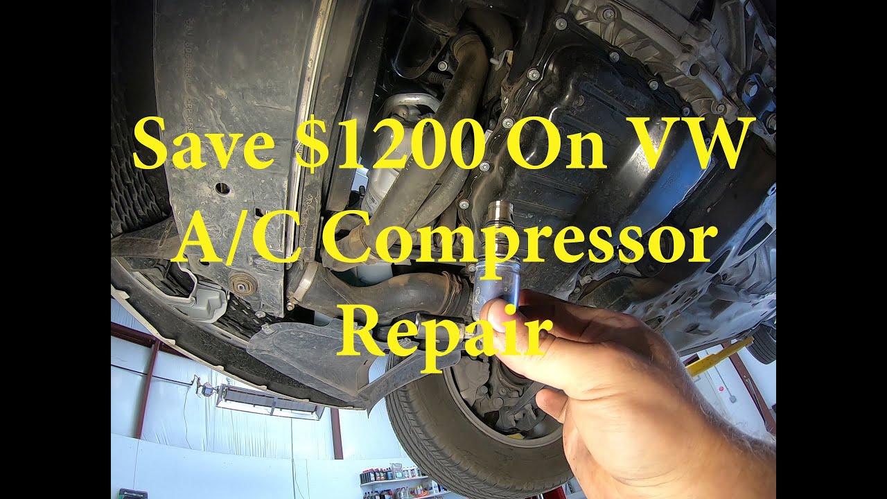 How to save $1200 dollars on your Volkswagen AC Repair. VW A/C Hack!!!!