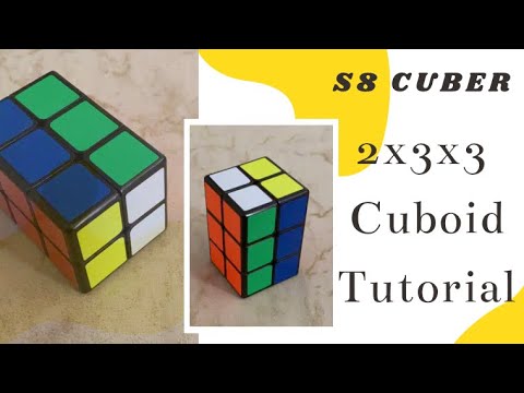 2X2X3 Cuboid Tutorial | Solution of 2x2x3 Cube | #s8cuber #cuboid