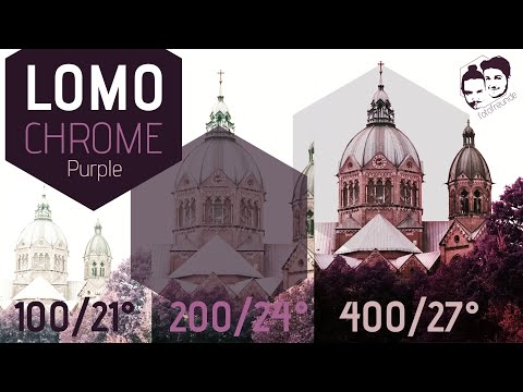 Analoger Instafilter: LOMOCHROME Purple Kleinbildfilm Lomography - Test