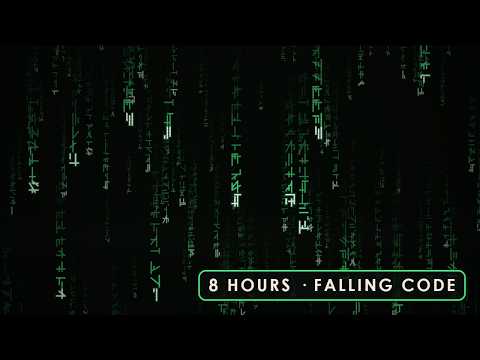 Falling Code 8 Hour Hacker Screensaver Coding Background 4k Silent