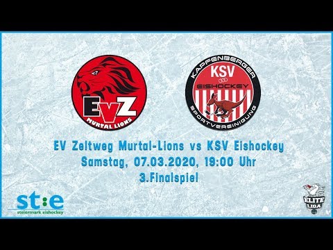 07.03.2020 / 3. Finalspiel / EV Zeltweg Murtal-Lions vs. KSV Eishockey