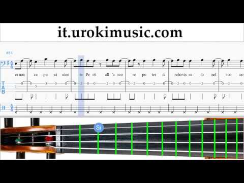 Lezioni di Violoncello Alessandra Amoroso - Comunque andare Tutorial Spartito Parte#2 um-i276