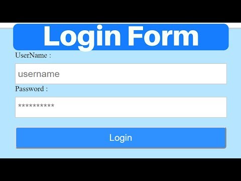 Login System with PHP and MySQL Database with session Video