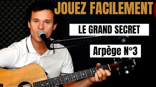 Comment jouer facilement Le grand secret de Indochine y  la GUITARE (Arpy¨ge  NÂ°3)