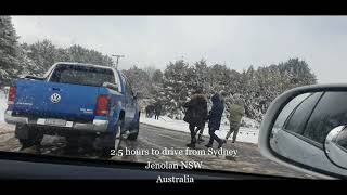 Snow in August, NSW , Australia