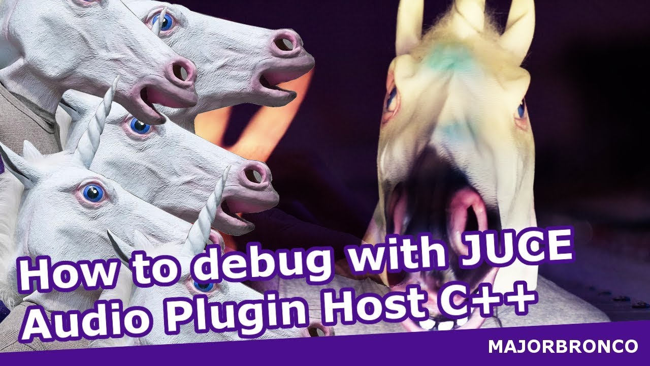How to debug with JUCE Audio Plugin Host C++