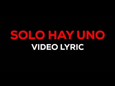 VIDEO LYRIC "SOLO HAY UNO" - Pentecostés Miel San Marcos
