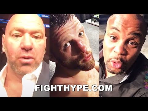 "WHAT A F'ING FIGHT" - DANA WHITE LIVE REACTION AT UFC 249 MOMENTS AFTER KATTAR STOPS STEPHENS