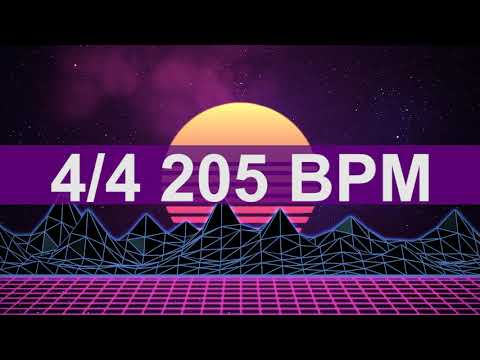 🔴 205 BPM Electro 80s Metronome