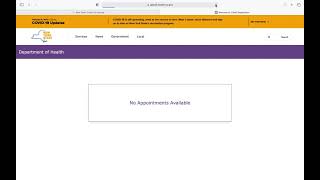 NYS Tutorial Video #1: How to Use the NYS Vaccination Website (Even if it says No Appts Avail.)