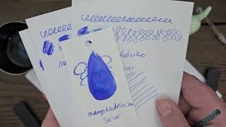 Manyo Nadeshiko Ink Review Sailor Inks - Cabbage Patch Soap