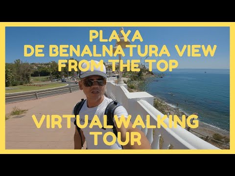 ▶️Beach of  Benalnatura  walking tour[4kUHD]