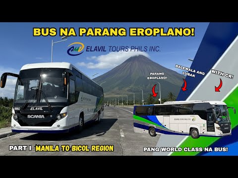 Bus na parang Eroplano | Manila to Bicol (With CR & Charging Ports) 