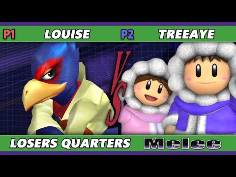 S@X 473 Losers Quarters - Louise (Falco) Vs. Treeaye (Ice Climbers) Smash Melee - SSBM