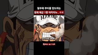 칠무해 쿠마를 압도하는 해군1짱 아카이누