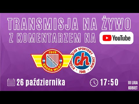 Polonia II Środa - Chemik Bydgoszcz LIVE! 26.10.2025 r., g. 17:50