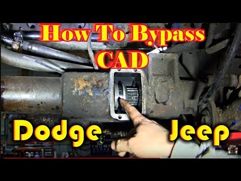 Dodge Jeep Center Axle Disconnect Bypass How To