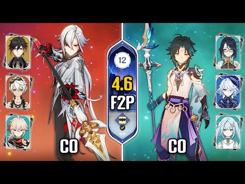 F2P C0 Xiao Hypercarry & C0 Arlecchino Hypercarry Team | Spiral Abyss 4.6 Floor 12 | Genshin Impact