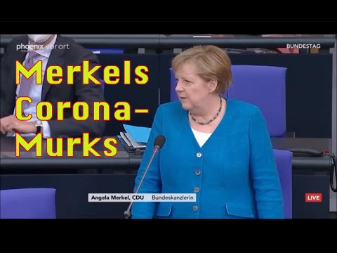 Merkels Corona-Murks – wie sich die Kanzlerin im Bundestag völlig verheddert – AUFSAGER