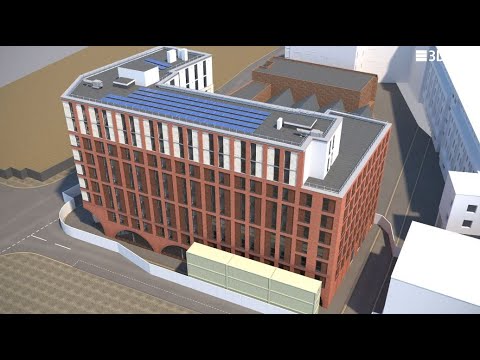 Keyworker & Student Housing, Bristol | Construction Phasing Animation |
