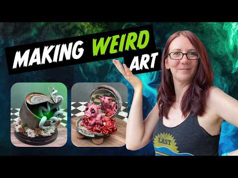 Upcycling Trash into Creepy Cute Art