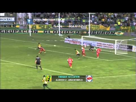Los goles de Aldosivi 2 - Argentinos 0. Fecha 1. Fecha 16. Torneo Primera División 2014. FPT.