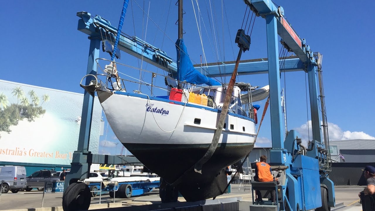 Hauling out at the Boatworks Australia | Episode 20 Sailing Catalpa
