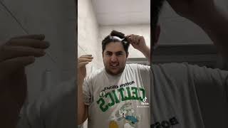 Muhteşem saç yapımı 😱 #deney #saç #shorts