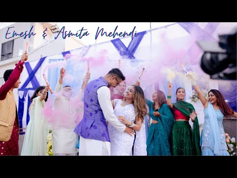 BEST CINEMATIC MEHENDI 2023 | NEPALI WEDDING | EMESH & ASMITA |