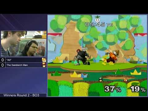 GSS 99 SSBM - The Sandwich Man (C. Falcon) vs. Alt (Fox) - Melee WQF