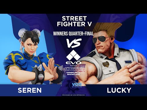 Seren (Chun-Li) vs Lucky (Guile) - Winners Quarter-Final - Community Showcase at Evo 2023