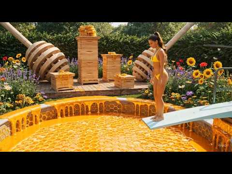 30 Minutes of Satisfying Swimming Pools ASMR AI Visuals & Sounds to Relax & Sleep + Tutorial 🏊‍♂️ 