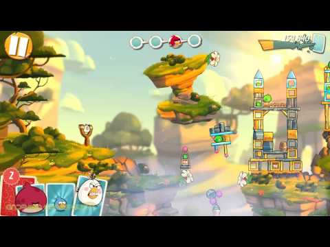 Angry Birds 2: Level 72: Walkthrough (3 STARS) HD