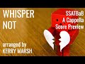 Whisper Not (SSATBaB Lv5) KerryMarsh.com Score Preview