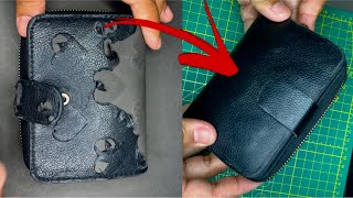 How to Restore Leather Purse | Purse Leather Restoration | Wallet Leather Repair DIY